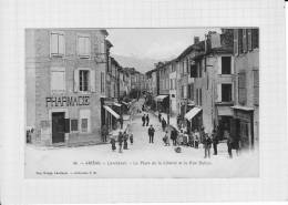 46.  -   ARIEGE   -   LAVELANET   -  La Place De La Liberté Et La Rue Nalieu - Lavelanet