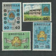 Anguilla N° 24 / 27 XX 35ème Anniversaire Des Guides, Les 4 Valeurs Sans Charnière, TB - Anguilla (1968-...)