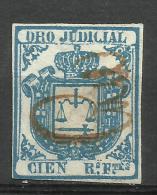 492-SELLO CLASICO  ESPAÑOLA FISCAL 1856.100 REALES.SELLO CLASICO JUSTICIA DERECHO JUDICIAL BONITO,SPAIN REVENUE,LOCA - Fiscales