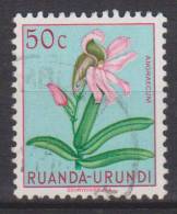 Ruanda-Urundi N° 182 ° USUMBURA - Les Fleurs - 1953 - Oblitérés