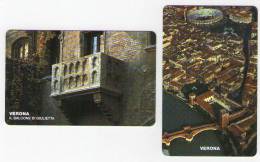 VERONAFIL - 2 Schede Telefoniche San Marino Nn. 45/46 - 1999 - Tiratura 15.000 - San Marino