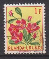 Ruanda-Urundi N° 185 ° USUMBURA - Les Fleurs - 1953 - Oblitérés