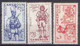 Détail De La Série Défense De L'Empire ** CAMEROUN N° 197 à 199 - 1941 Défense De L'Empire