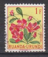 Ruanda-Urundi N° 185 ° Les Fleurs - 1953 - Gebraucht