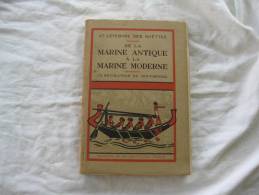 DE LA MARINE ANTIQUE A LA MARINE MODERNE PAR LE CTE LEFEBVRE DES NOETTES - Bateau