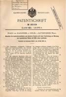 Original Patentschrift - Franz Von Harlessem In Ringel B. Kattenvenne , Lienen I. Westf. , 1906, Landwirtschaftsmaschine - Machines