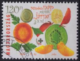 2003 - Hungary Ungarn Hongrie - Red Cross - Rotes Kreuz - Croix Rouge - HEALTH Fruits And Vegetables - Usado