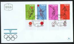 1964   Jeux Olympiques  Tokyo  Avec Tabs  FDC - FDC