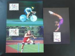 JO Olympic Games Atltanta 1996 X3 Carte Maximum Maxicard Liechtenstein - Zomer 1996: Atlanta