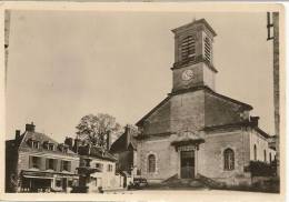L'ISLE-SUR-SEREIN - Place De L'Eglise - Droguerie - CPSM Gd Format De 1959 - L'Isle Sur Serein