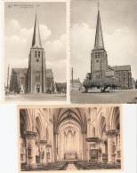 Retie : St- Martinuskerk ( Binnen En Buitenzichten )--- 3 Kaarten - Retie