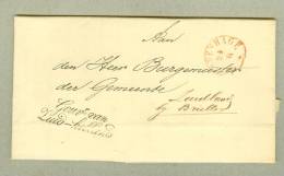 VOORLOPER * KOMPLETE BRIEF Uit 1848 Van De GOUVERNEUR Te Z HOLLAND Uit DEN HAAG Naar De BURG Te  ZUIDLAND BRIELLE (6125) - ...-1852 Prephilately