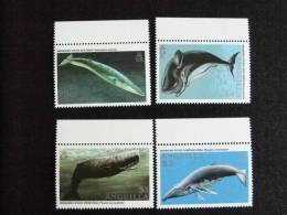 ANGUILLA 1995 FAUNA MARINA EN PELIGRO (BALLENAS)  Yvert Nº 868 / 871 **MNH - Wale