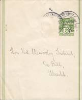 ## Denmark (Uprated) Postal Stationery Ganzsache Entier Streifband 5 Ø (58-H) KØBENHAVN 1931 UTRECHT Netherlands 2 Scans - Interi Postali