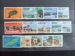 ANGUILLA 1967 VISTAS De La ISLA Yvert Nº 1 /15 ** MNH SG Nº 17 /31 ** MNH - Anguilla (1968-...)