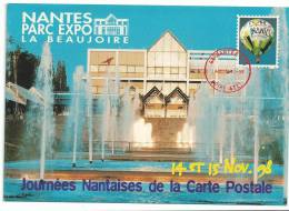 France; Nantes 14 Et 15 Novembre 1998, Foire Internationale De La Carte Postale, La Beaujoire, - Bourses & Salons De Collections