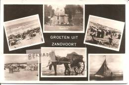 GROETEN UIT ZANDVOORT .. CARTE A SYSTEME COMPLETE  ( 10 VUES ) - Zandvoort