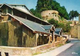 Chef-Boutonne (Deux-Sèvres) Vieux Lavoir Et Vestiges De L'ancien Château Féodal - Chef Boutonne