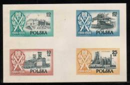 POLAND SLANIA 1954 10TH ANNIV 2ND REP FREIGHTER SOLDEK COLOUR PROOFS 1,55 ZL BY SLANIA NO GUM Ships Trains Steel Castles - Probe- Und Nachdrucke