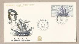 TAAF - Busta Fdc: La Vittoria  - 1980 - FDC