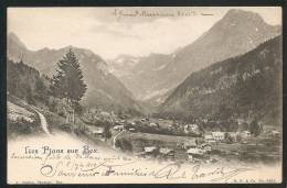 BELLE C.P.A PRECURSEUR 1900 - BEX - Les Plans Sur Bex, Excursion Faite De Villars Août 1900 - Bex