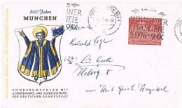 4609. Carta MUNCHEN (Alemania) 1958. Munchner Festspiele. 800 Jahre - Briefe U. Dokumente