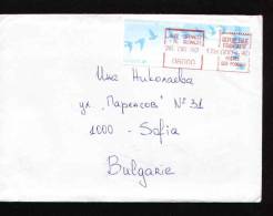 13628 /  Cover Lettre Brief DISTRIBUTEURS 1992 NICE GRIMALDI - France Frankreich Francia - 1990 « Oiseaux De Jubert »