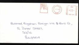 13583 / Cover Lettre Brief DISTRIBUTEURS 1987 CHELTENHAM PWS -  Great Britain Grande-Bretagne Grossbritannien - Franking Machines (EMA)