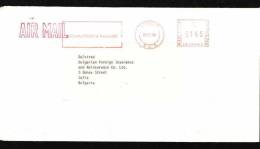 13578 / Cover Lettre Brief DISTRIBUTEURS 1990 LONDON WATSON FARLEY & WI - Great Britain Grande-Bretagne Grossbritann - Franking Machines (EMA)