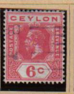 Ceylon 1921 (190) Gest.,° - Ceylan (...-1947)