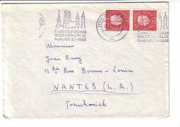 Lettre Pour La France, Freiburg, 1959 - Covers & Documents