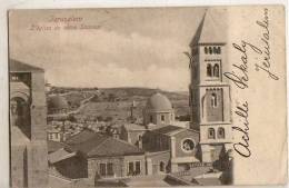 Israel  Jérusalem  Eglise    Curiosité Postale  Voir Le Dos - Israel