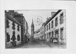 PLOUESCAT    (Finistère)   -   La Rue Primel Et L'Hôtel De L'Armorique - Plouescat