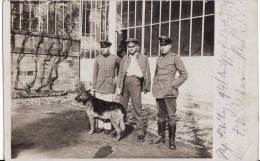 Carte Postale Militaire Allemand -LAZARETT-MARBURG A.d. LAHN-Maitre-chien -HOPITAL   -2 SCANS - - Marburg