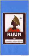 ETIQUETTE - LOIRE - ROANNE - RHUM SUPERIEUR - L. DOZANCE - 125 X 95 Mm - Rhum