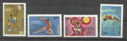 INDIA,1984,  SUMMER OLYMPICS ,FULL SET,Scott 1061/64 ,MNH,(**) - Neufs