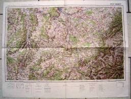 NANCY N°27 1912  1/200000  68,5x53 - Cartes Topographiques