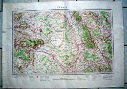 CHALONS N°17  1897  1/200000  80X57 - Topographische Karten