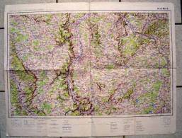 METZ N°18 1912  1/200000  68,5x53 - Mapas Topográficas