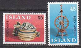 Q1239 - ISLANDE ICELAND Yv N°467/68 ** EUROPA CEPT - Ungebraucht