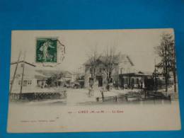 54) Cirey - N° 291 - La Gare - Passage à Nivaux - Année 1908 - EDIT - Pierson - Gall - Cirey Sur Vezouze