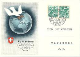 Sonderkarte "Tag Der Briefmarke, Bern"            1945 - Lettres & Documents