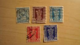 India   Mix Lot  Used - Gebruikt