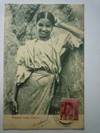 KANDYAN  LADY  ,  CEYLON   -  Beau Plan     1906 - Sri Lanka (Ceylon)