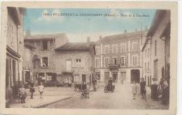 69 // SAINT LAURENT DE CHAMOUSSET    Place De La Courdenie   1929 - Saint-Laurent-de-Chamousset