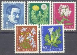 1960 Pro Juventute Zum 183-7 / Mi 722-6 / Sc B298-302 / YT 668-72 Postfrisch/neuf/MNH - Nuevos