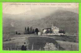 PONTCHARRA SUR BREDA / VILLARD NOIR / CHATEAU DES BOURGUETTES / Carte écrite En 1915 - Pontcharra