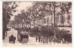 06 - Nice - L'avenue De La Gare (tramway) - Editeur: ND Phot N° 994 - Schienenverkehr - Bahnhof