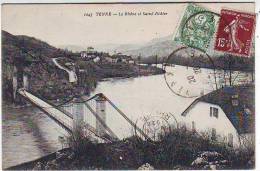 73. YENNE . LE RHONE ET SAINT DIDIER. PONT.  Editeur F. De Migieu. - Yenne