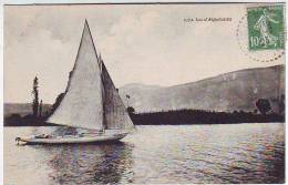 73. LAC D'AIGUEBELLETTE. AIGUEBELLE. VOILIER. Editeur F. De MIGIEU - Aiguebelle